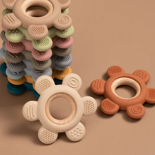 Baby Blissful Wooden Teether